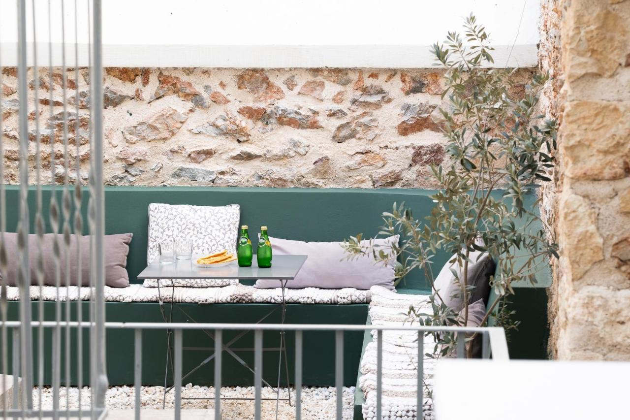 Central5 Boutique Apartments With Common Garden Next To Metro Athen Eksteriør billede
