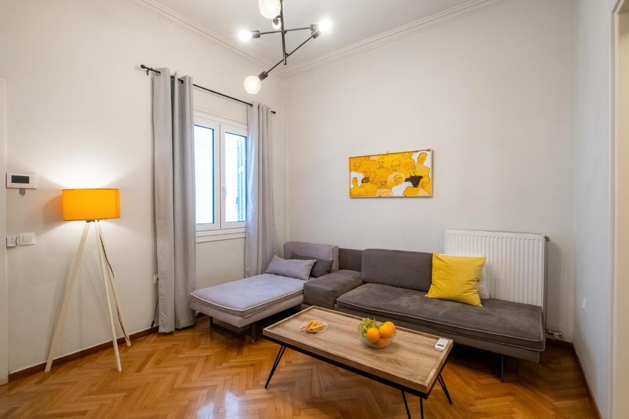 Central5 Boutique Apartments With Common Garden Next To Metro Athen Eksteriør billede