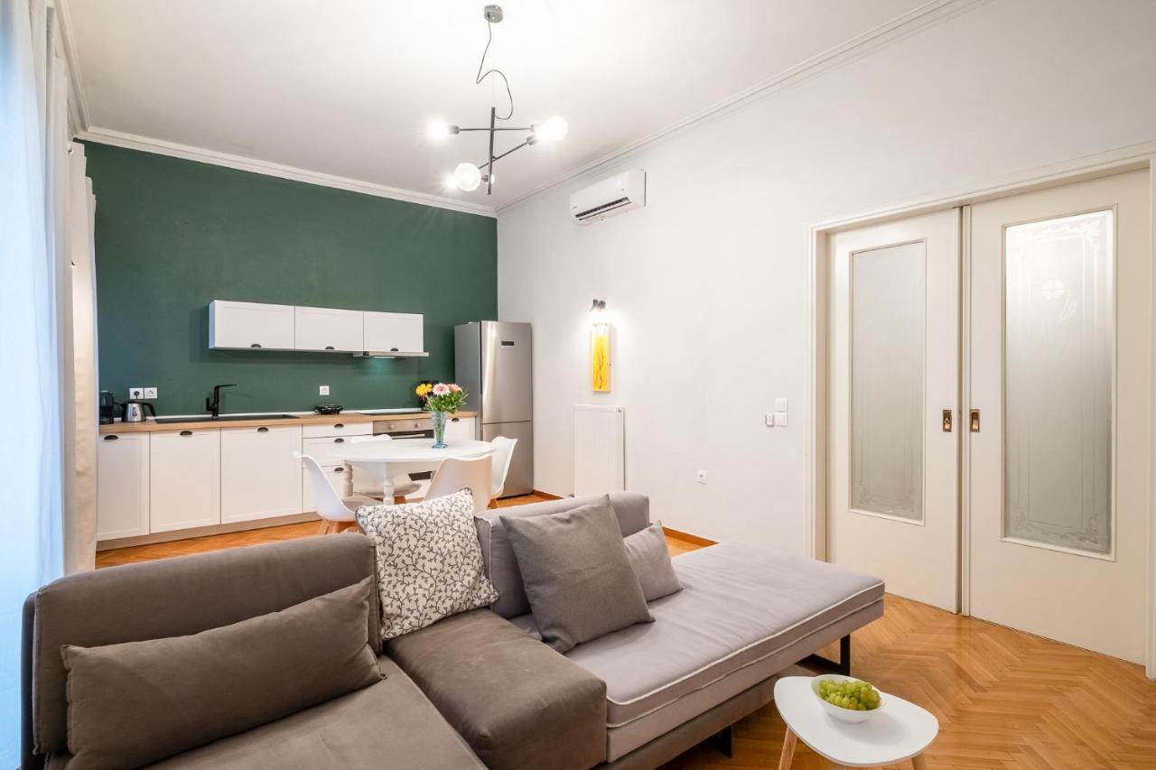 Central5 Boutique Apartments With Common Garden Next To Metro Athen Eksteriør billede